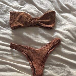 bond-eye Brown Bikini Set